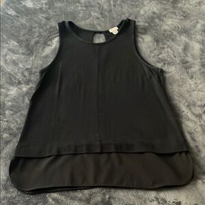 Women's Black Sleeveless Top